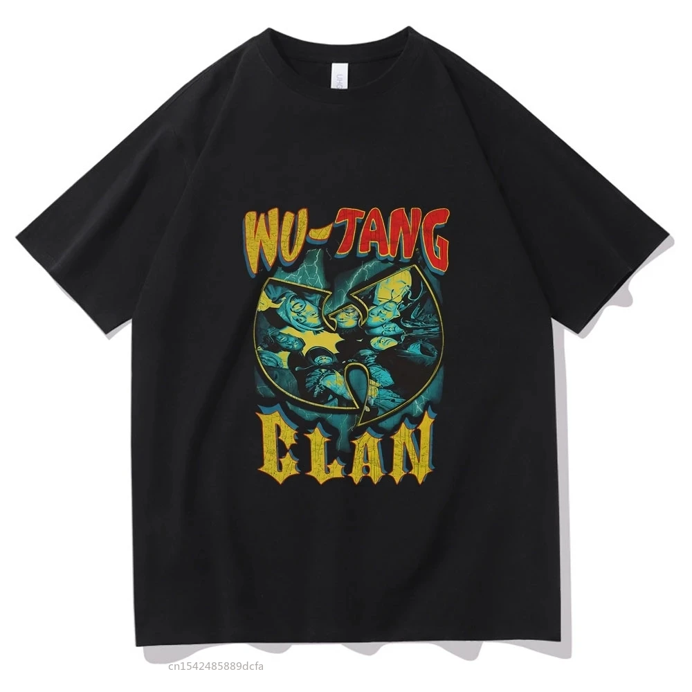 

Wu-Tang Clan Band T-shirt Summer Fashion Short Sleeve Classic Vintage Summer Hip Hop Tees