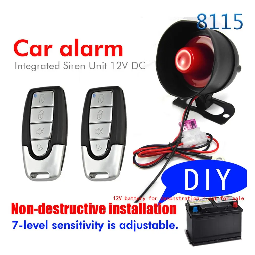 Durable Car Alarm Devices One Way Device Vibration System M810-8115 Lossless Assembly | Автомобили и мотоциклы