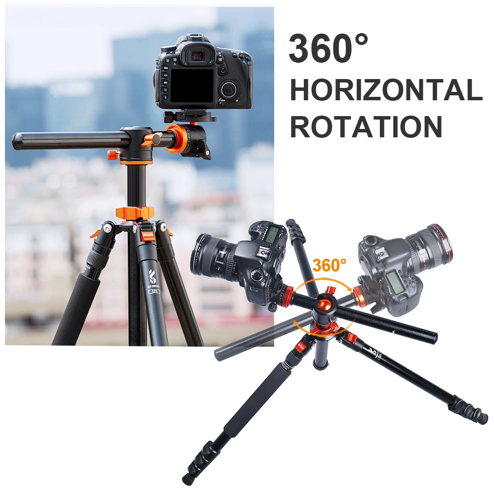 K &amp F Concept 72 &quotS211 Профессиональный алюминиевый штатив для камеры DSLR с шаровой