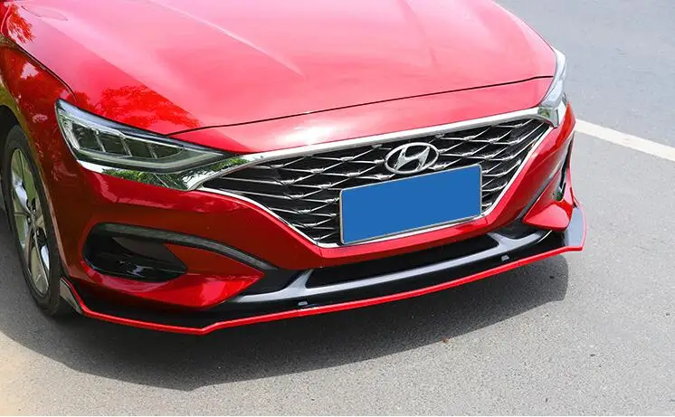 Задний спойлер для Hyundai LAFESTA 2016 2018 задний EC ABS диффузор переднего бампера|Спойлеры