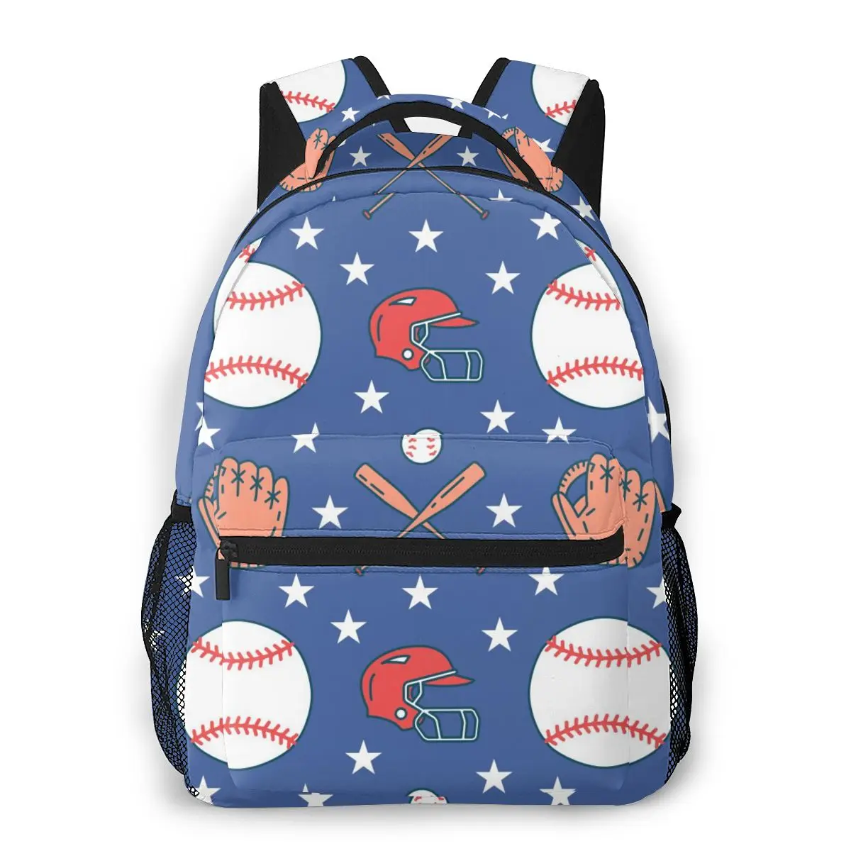 

School Bags for Teenage Boys Book Bag Baseball Softball Sport Pattern High School Bag Youth Leisure College