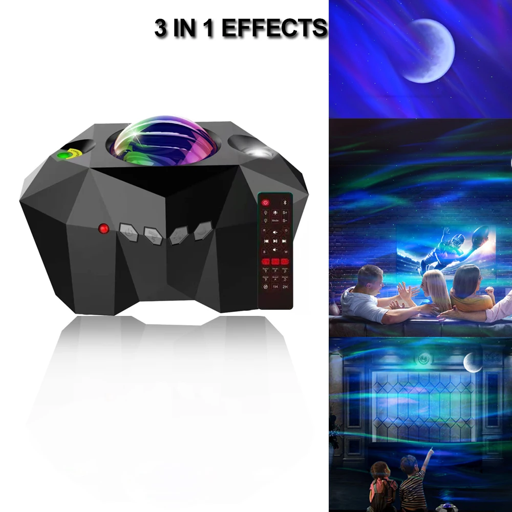 

Новое поступление 2021, звездное небо, свет, беспроводной пульт дистанционного управления, диджейская лампа для дискотеки, спальня, домашняя ...