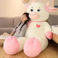 6080cm new lovely dreams cattle plush toys staffed big animal cow plush doll baby kids appease toy pillow kawaii gift for girl