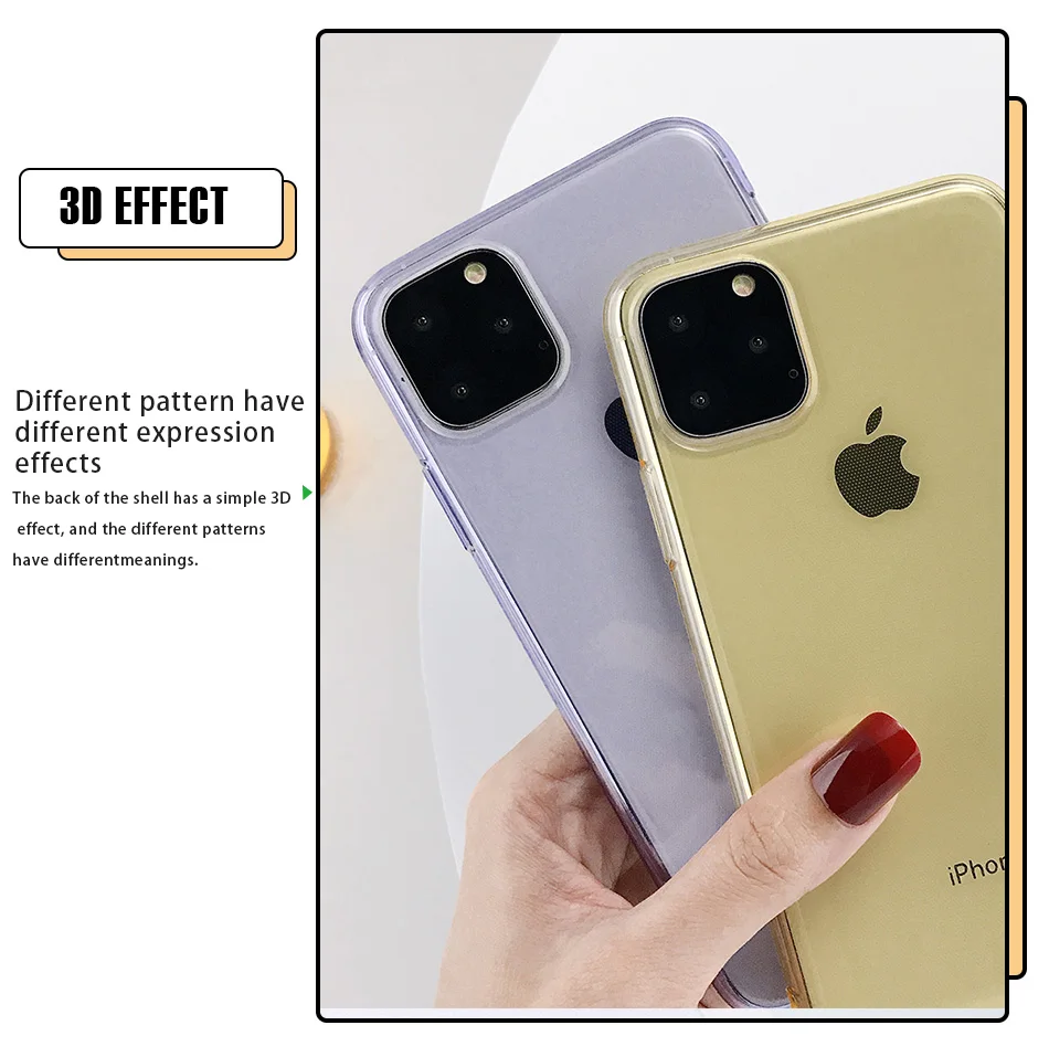KJOEW чехол для телефона для iPhone 11 Pro Max X XS XR Xs Max transapent Мягкий ТПУ силиконовый чехол для iPhone 6 6s 7 8 Plus чехол s Capa