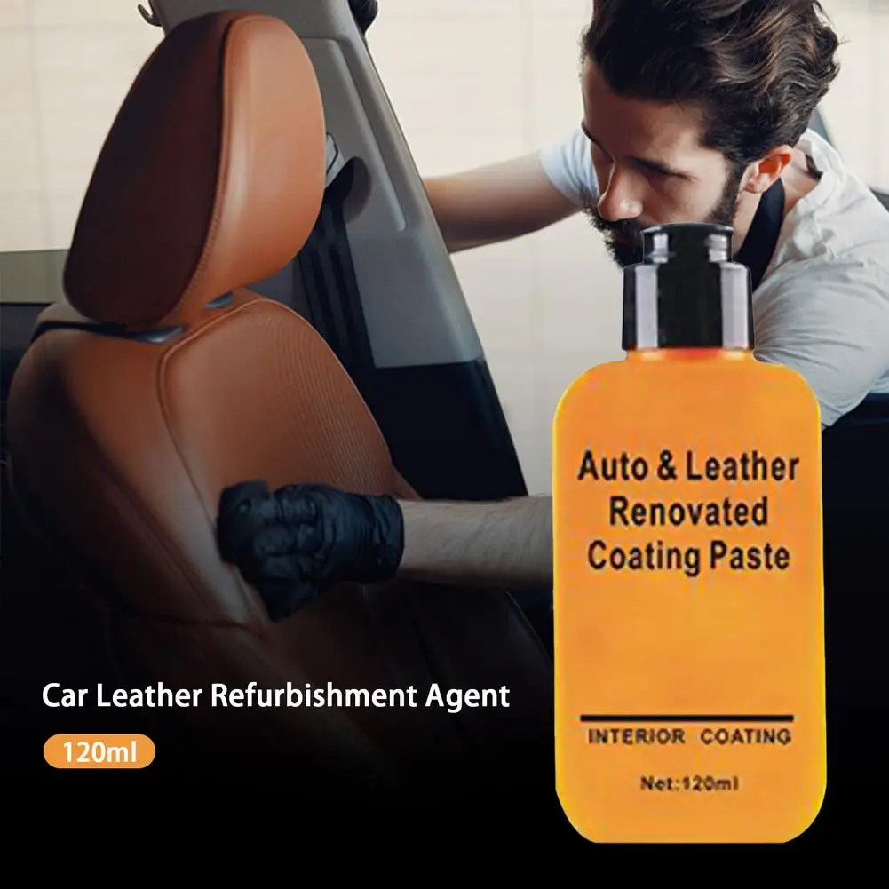 

120ML Car Restorer Cream Auto Leather Plastic Refurbishment Paste For Automobile Plastic Dashboard Cleaner Interior Maintenance