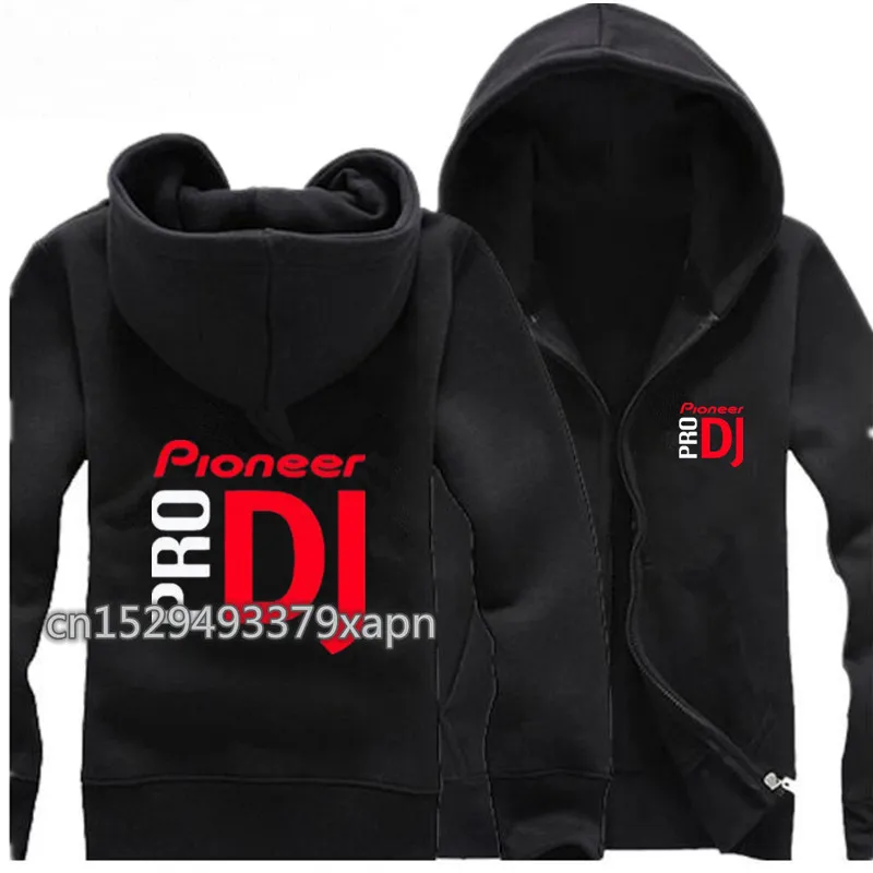 Мужская толстовка с капюшоном DJ music повседневная хлопковая унисекс pioneer pro для