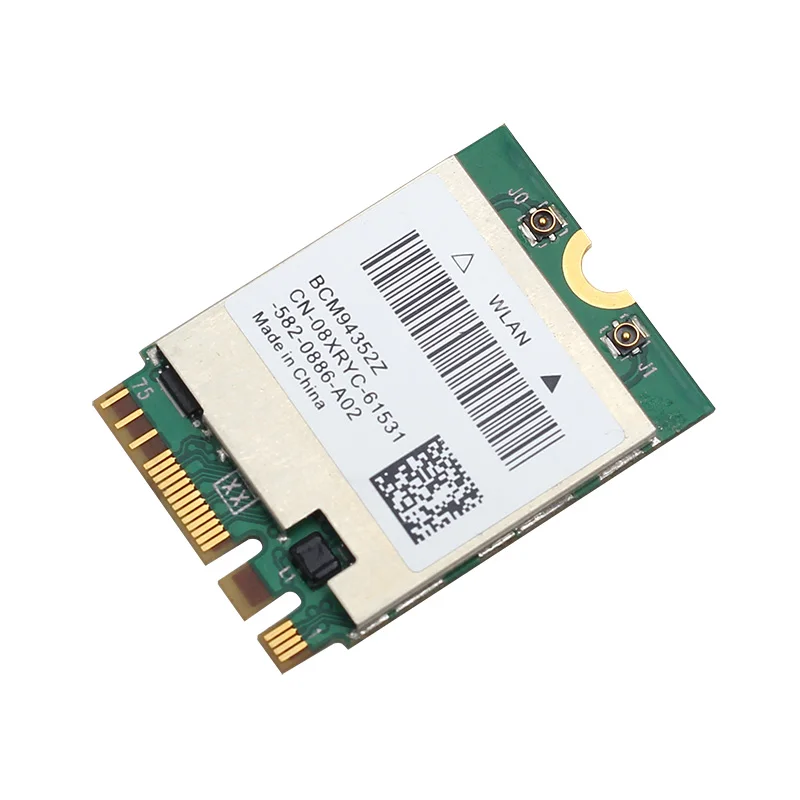 Беспроводной AC1200 Broadcom BCM94352Z DW1560 867 Мбит/с BT 4,0 802.11ac NGFF M.2 Wi-Fi WLAN карта для ноутбука окно Mac Hackintosh OS
