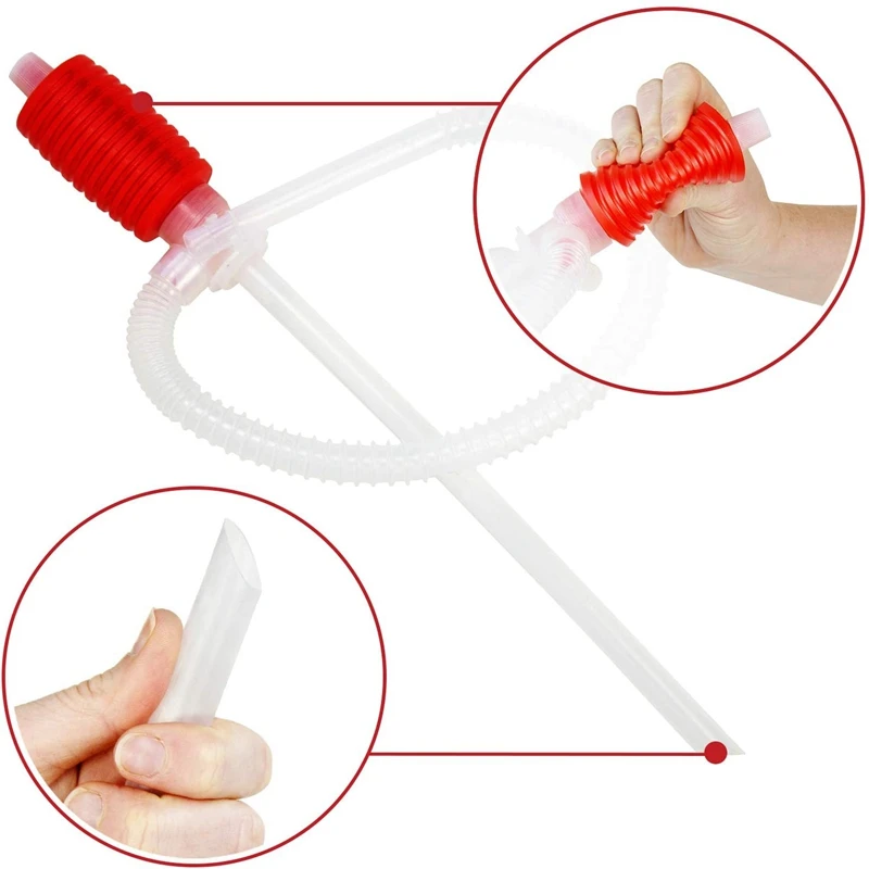 Универсальный сифонный насос для перекачки топлива сифон с большим сжиманием