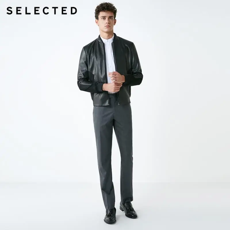 Отборная мужская куртка из искусственной кожи Мужская Весенняя верхняя одежда с