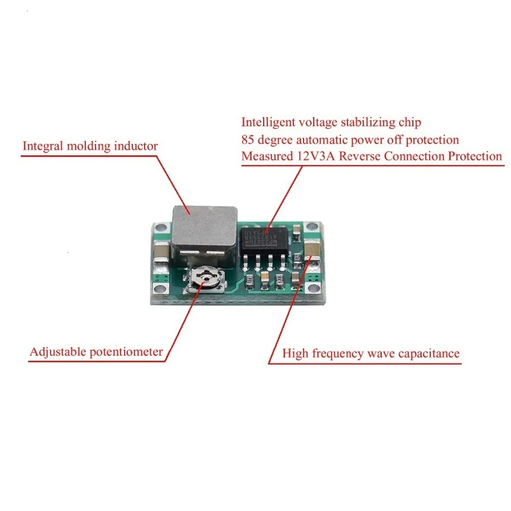 Высокое качество 3A Регулируемый DC-DC LM2596 LM2596S вход 4 V-35 V Выход 1,23 V-30 В постоянного тока dc понижающий Питание Регулятор модуль