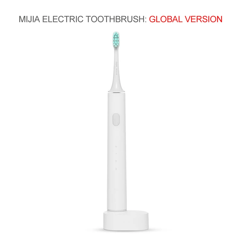 Mijia sonic электрическая зубная щетка перезаряжаемая Водонепроницаемая USB Беспроводная зарядка Mi APP управление умная зубная щетка Ultra sonic - Цвет: Electric Toothbrush