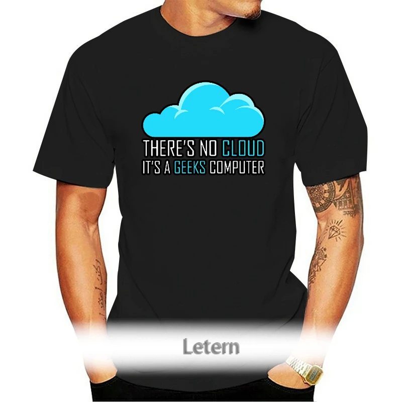 Нет забавных облачных мужских футболок женских хиков технических специалистов.