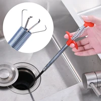 6183 cm flexible sink claw pick up kitchen cleaning tools pipeline dredge sink hair brush cleaner bend sink tool for sink