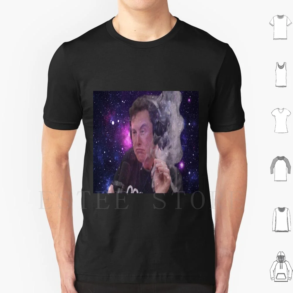 

Elon Mask Smoking T Shirt Men Cotton 6xl Elon Elon Smoking Smoking Smoke Smokes Joint Blunt Tesla Elon Meme Spacex