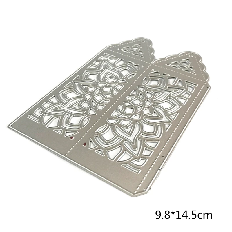 

Hollow Lantern Box Metal Cutting Dies Stencil Scrapbooking DIY Album Stamp Paper Card Embossing Decoration