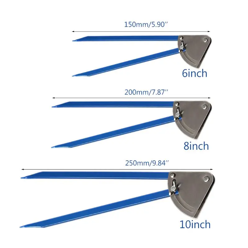 

Carpenter Tool Industrial Marking Gauge High Hardness Alloy Steel Spring Compass Hand Woodworking Tool Angle Ruler
