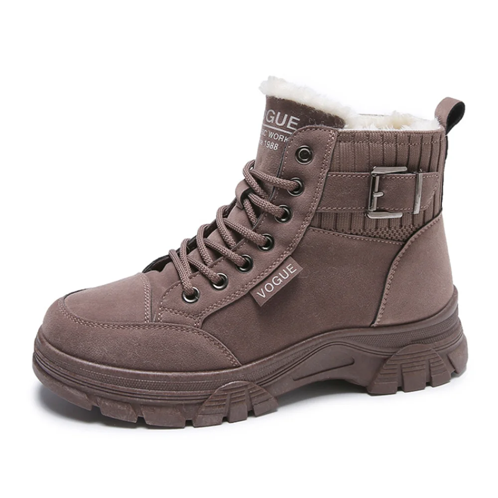 

Snow Boots Women 2021 New Autumn Winter Women's Shoes Short Tube Women's Boots Warm Cotton Shoes Thick Velvet Bread Shoes