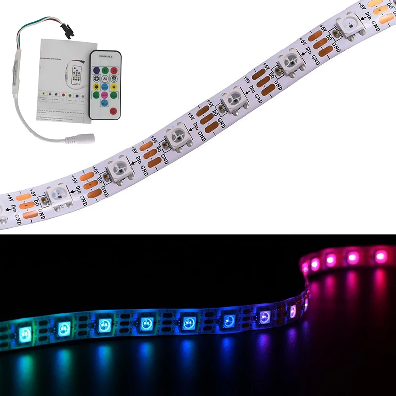 WS2811/WS2812B RF контроллер 5v/12v 14 ключи Светодиодная лампа с дистанционным управлением