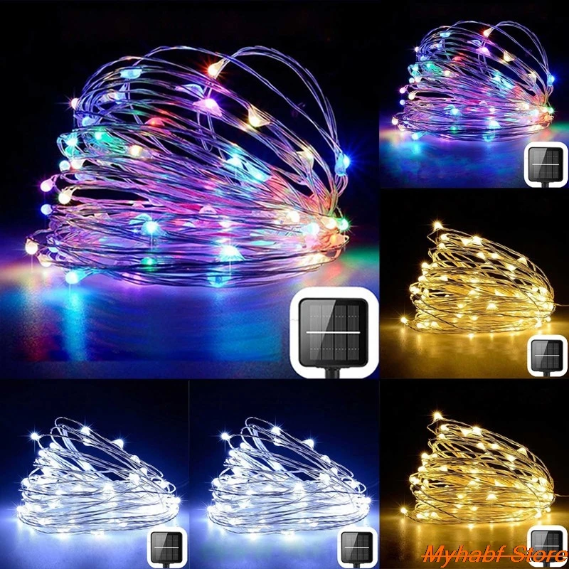 

Гирлянда светодиодная с медным проводом, 100/200 светодиодов