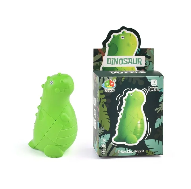 

New Fanxin Dinosaur 2x2x2 Magic Cube Strange-Shape Speed Cube Puzzle Magic Professional Learning&Educational Cube Kid Toys