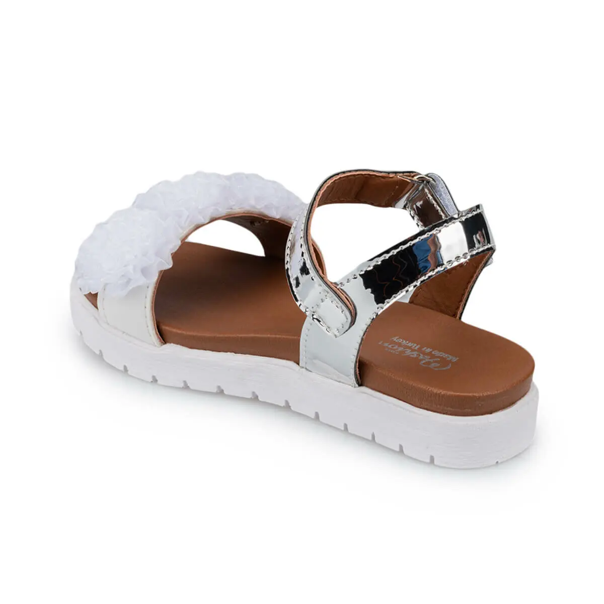 

FLO 91.511186.P White Female Child Sandals Polaris
