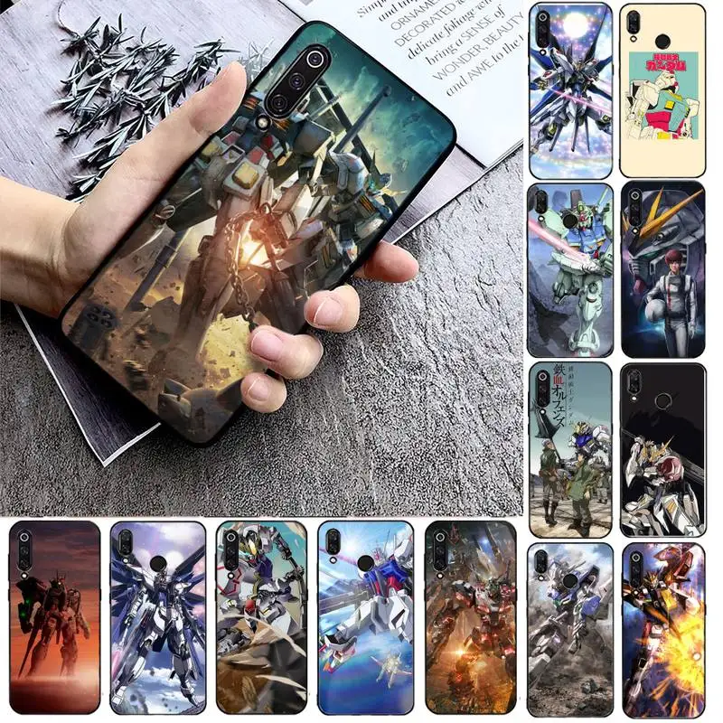 

FHNBLJ GUNDAM Phone Case Phone Case For Xiaomi mi9 mi8 F1 9SE 10lite note10lite Mi8lite Back Coque xiaomimi5x