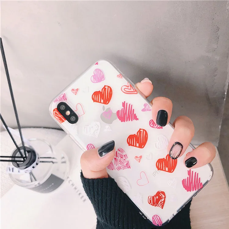 Новый прозрачный ТПУ мягкий чехол для iPhone 6 6s 7 8 Plus 6Plus 7Plus XS MAX XR супер тонкий