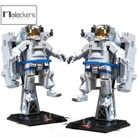 mailackers technical astronaut figures city space station robot spaceman building blocks bricks educational toys for children