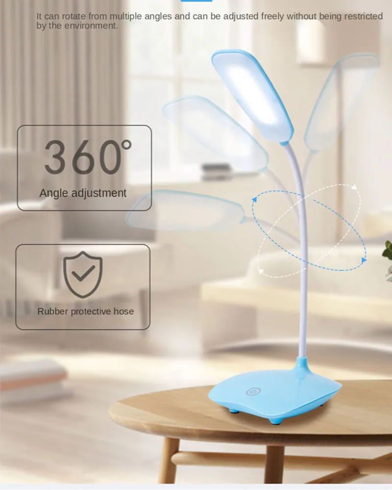 

Desk Lamps Rechargeable LED USB Light LED Study Student Office Table Top Lanterns for Reading Office Table Led Child Night Lamp