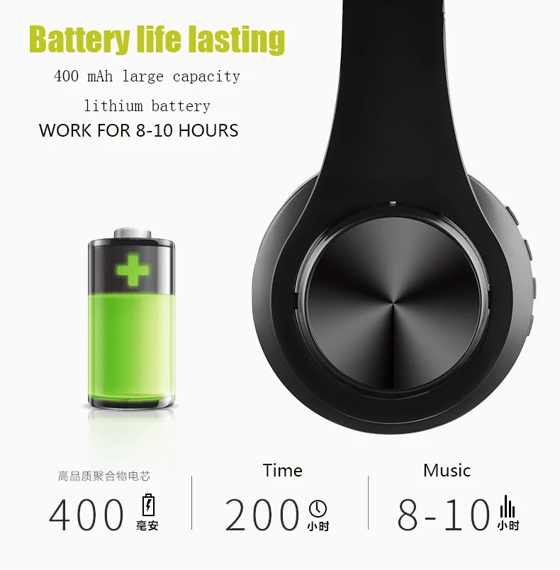 Befon Bluetooth 5 0 беспроводной HiFi стерео спортивные складные наушники Поддержка TF