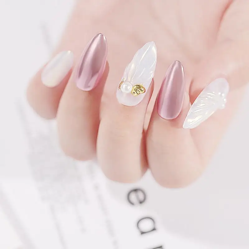 6 коробок/набор волшебная пудра для ногтей зеркальные эффекты Сияющие ногти