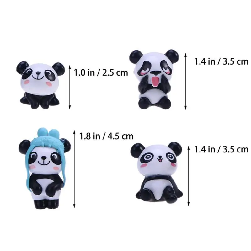 

Panda Shape Thumbtacks Cute Cartoon Drawing Pin Push Pins for Maps Calendar,8 Pcs