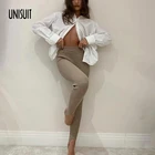 Осень 2021, элегантные эластичные спортивные колготки для йоги, леггинсы с высокой талией, однотонные леггинсы для бега, тренажерного зала, фитнеса, бега