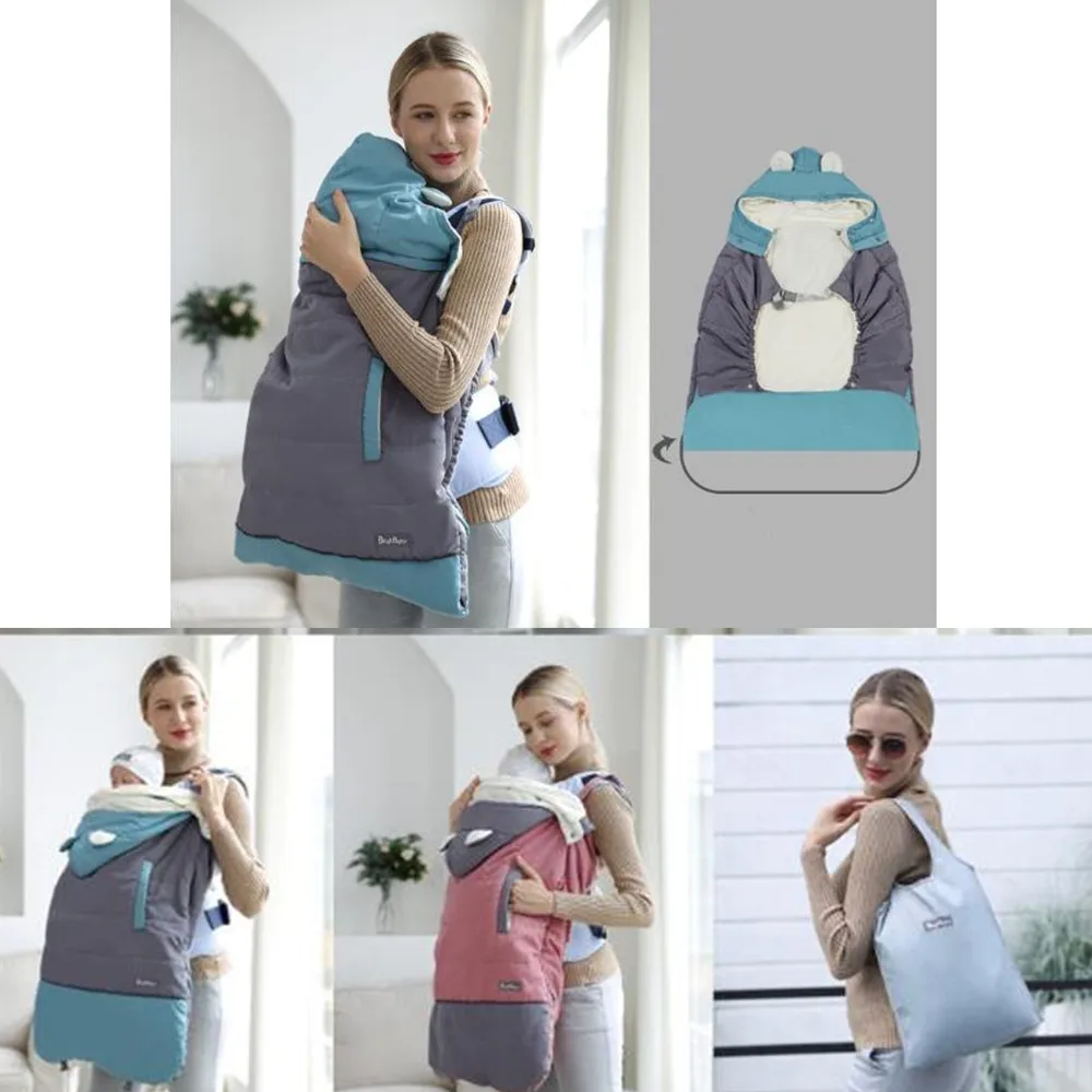 Новинка Детское пальто-кенгуру сезон осень-зима детская накидка для