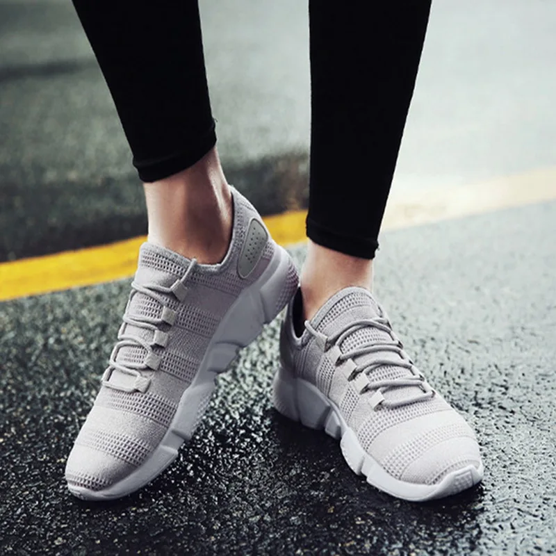 Laamei мужские кроссовки дышащие повседневные Нескользящие вулканизированные |