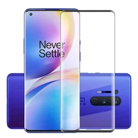 1pcs 3d curved edge tempered glass for oneplus 8 pro full cover screen protector for glass oneplus 8 pro oneplus8 seamless flim
