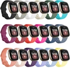 Силиконовый ремешок BOORUI для часов Fibit Sense, водонепроницаемый спортивный ремешок, однотонный ремешок для часов для Fitbit Versa 3