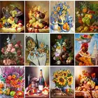 Картина GATYZTORY по номерам сделай сам, Настенная картина по номерам с фруктами, акриловые холсты, Декор для дома, подарок для творчества