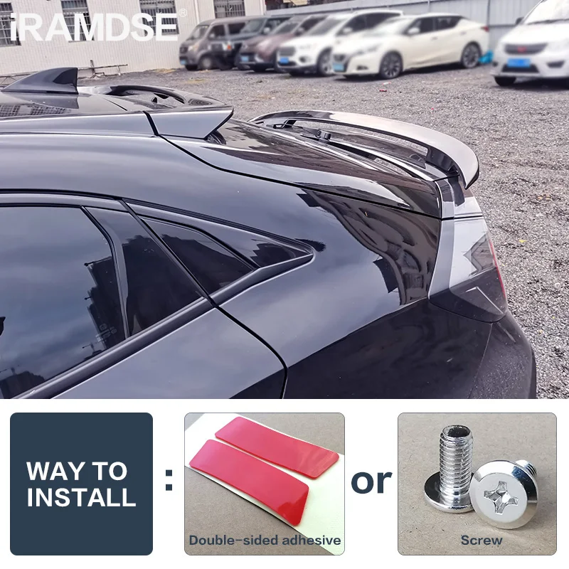 Спойлер из углеродного пластика Тип MT заднее крыло автомобиля ABS материала