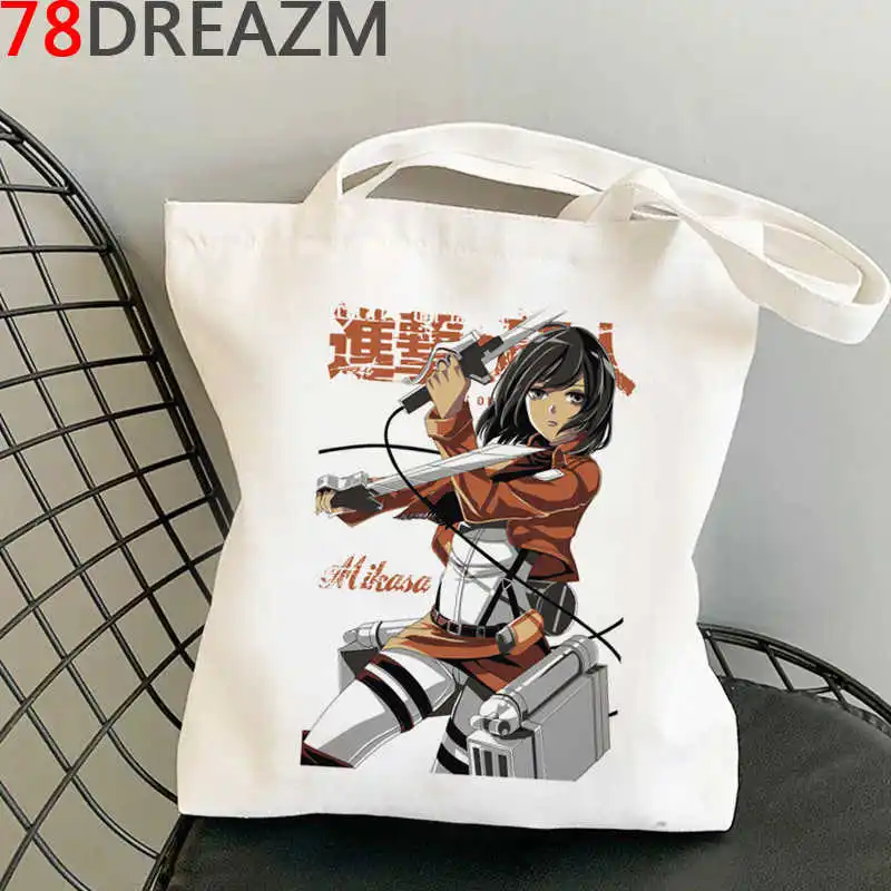 

Сумка-шоппер из эко-хлопка «атака на Титанов»