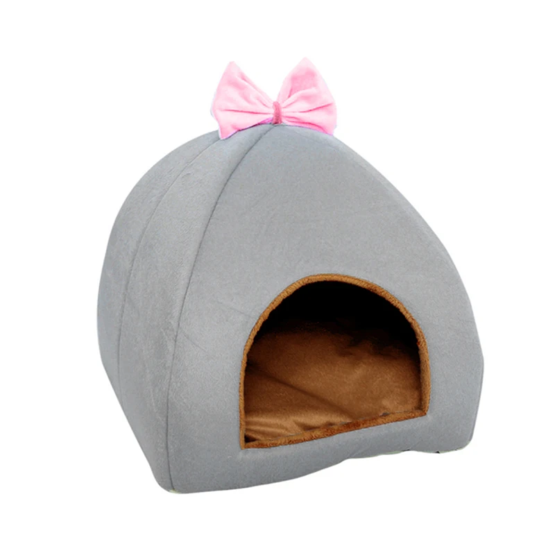 Распродажа Лежанка для кошек короткая плюшевая собачья будка удобные