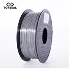 Нить для 3D-принтера TOPZEAL, 1,75 мм, 1 кг, серебристого цвета