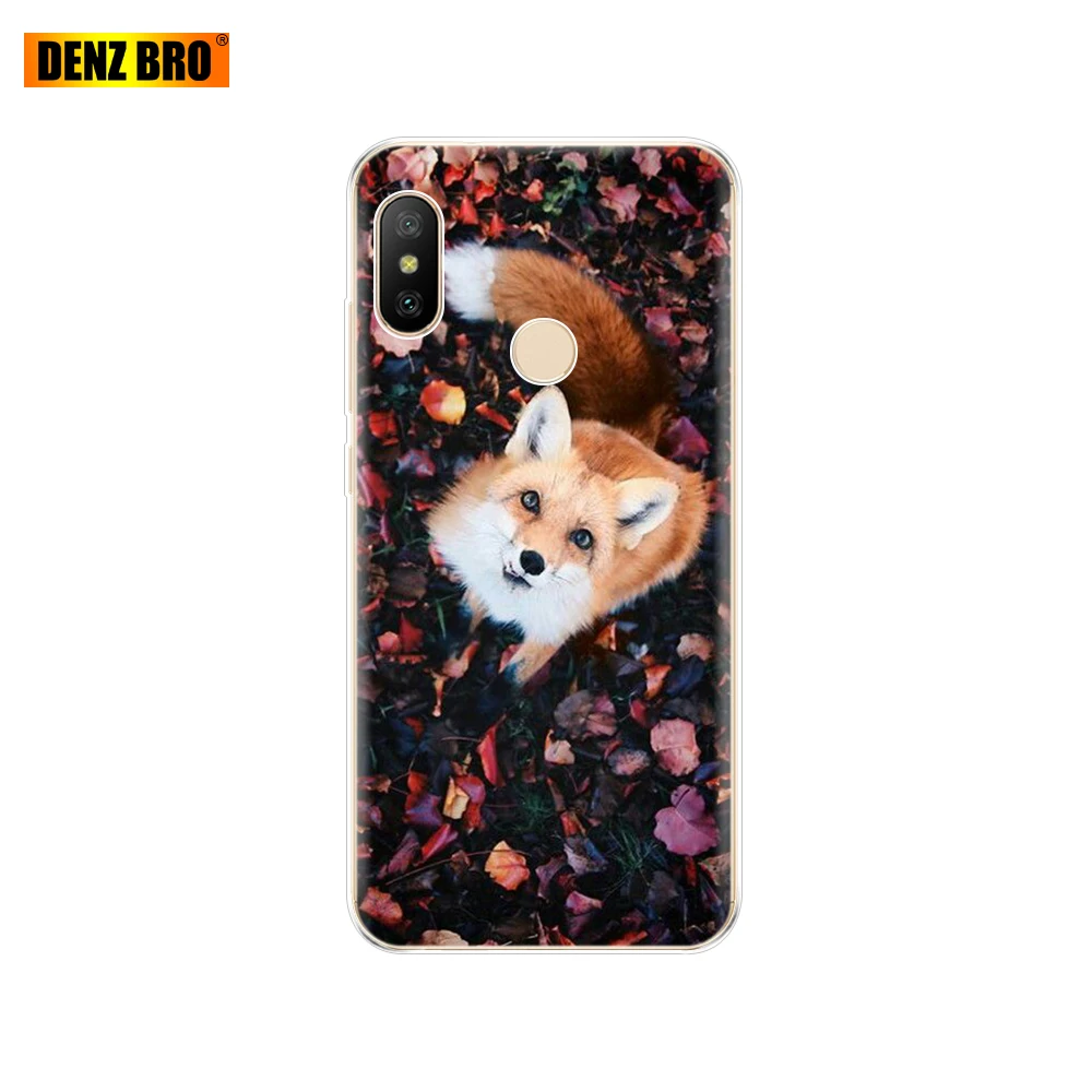 Мягкий силиконовый чехол для Xiaomi MI A2 LITE с полной защитой мягкая задняя крышка из