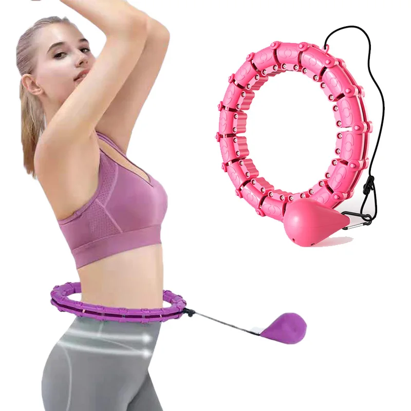 

Adjustable Smart Sport Hoop Abdominal Thin Waist Exercise Detachable Hoops At Home Gym Training Weight Loss Fitness Equipment
