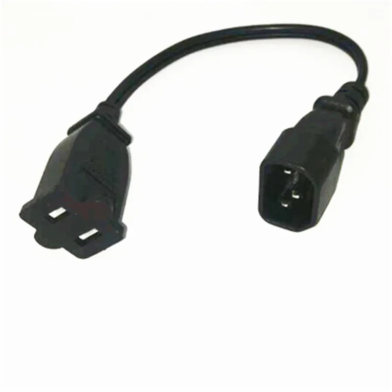 C14 1 15R IEC320 штекер для США Женский удлинитель питания кабель адаптер PDU UPS конвертер