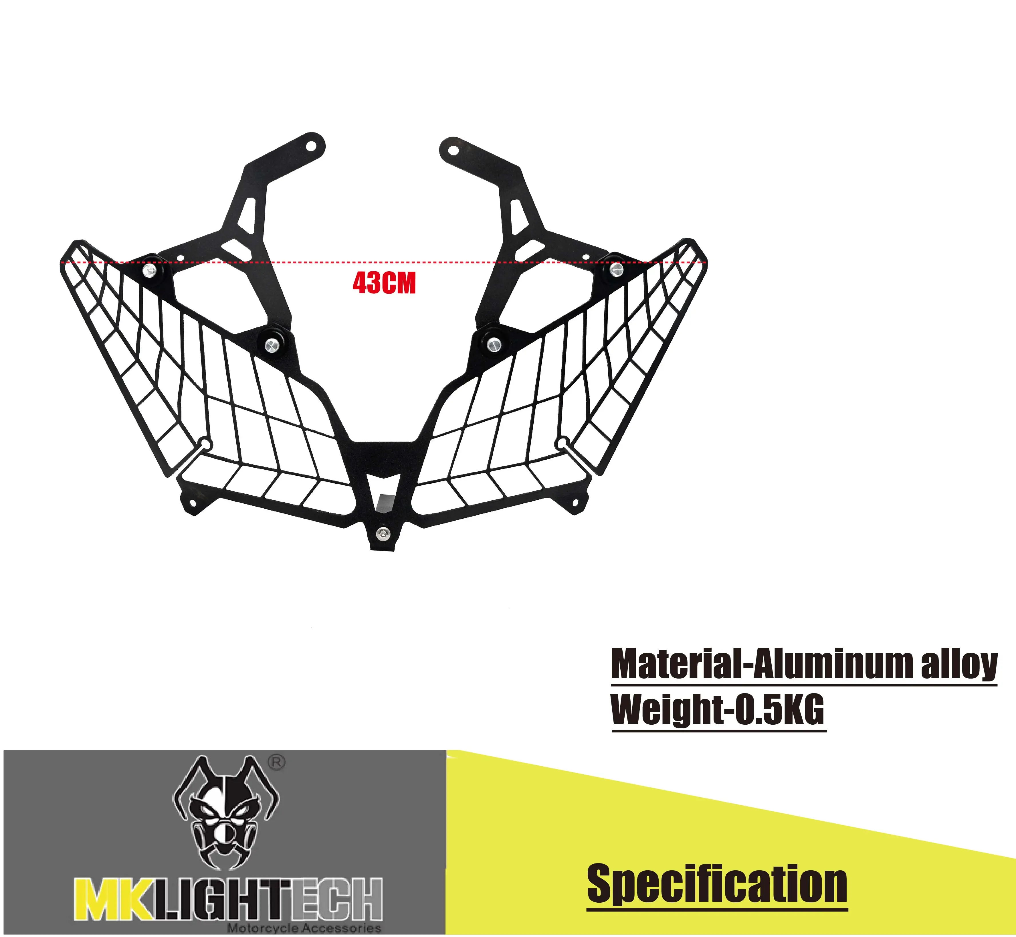 

MKL IGHTECH for yamaha FJ-09 tracer 900 MT-09 tracer 900GT headlight grille decorative protective cover protective cover 19-20