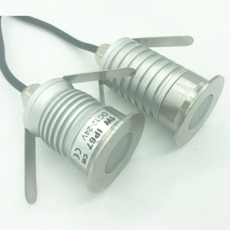1 Вт 3 DC12V 24 В CREE XBD IP67 IP68 Мини светодиодный светильник для наружного сада колода