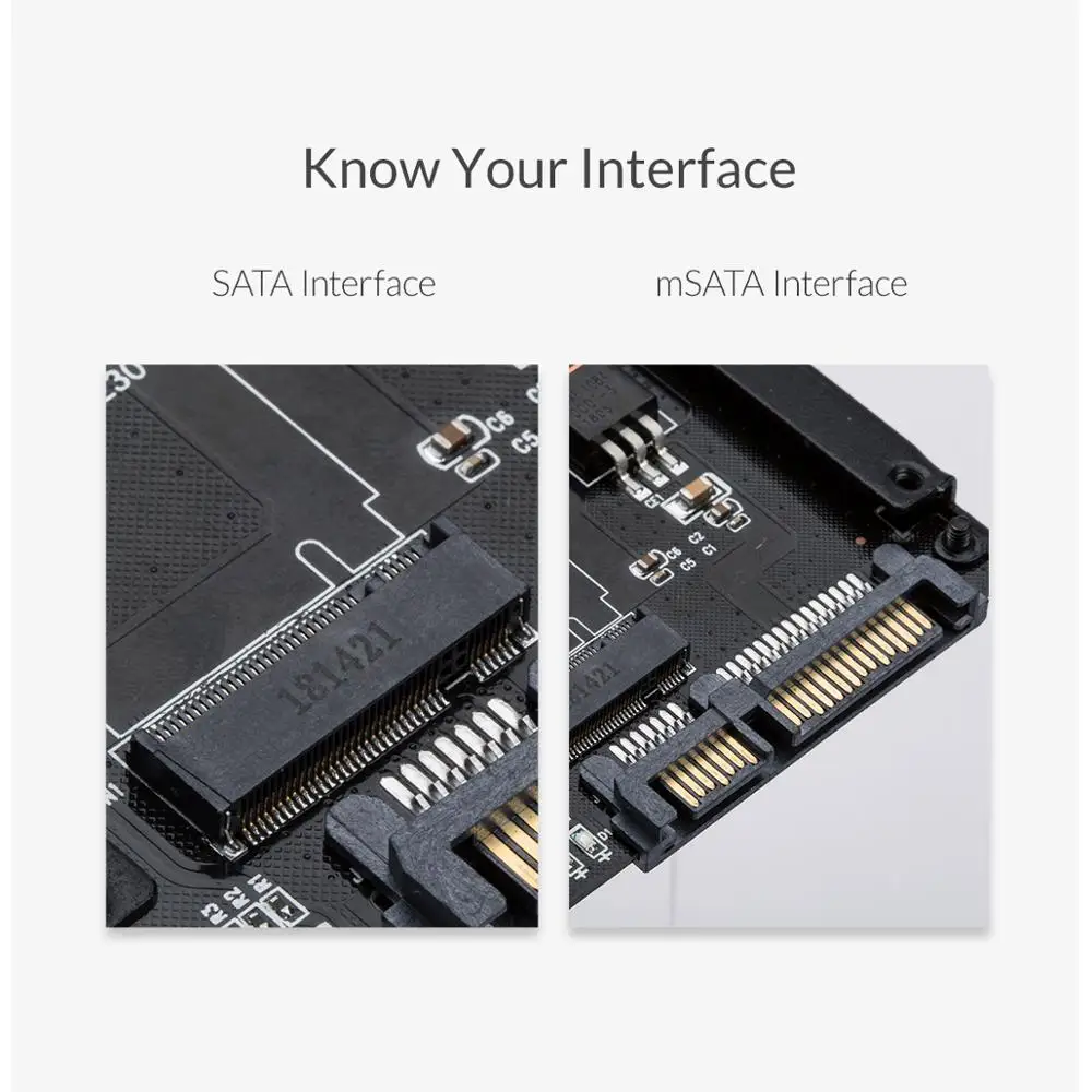 Твердотельный накопитель ORICO M.2 NGFF (SATA) SSD на 2 5 SATA адаптер для 2230/2242/2260 мм M2
