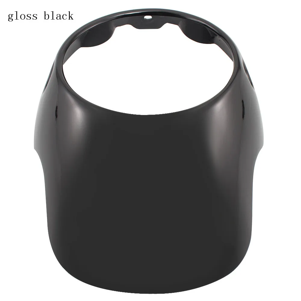 Universal 7&quot Motorcycle Headlight Fairing Visor Retro Cafe Racer Style For BONNEVILLE T100 T120 Thruxton 900 Gloss Matte Black |