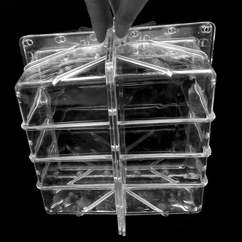 

Big Size Plastic Clear Square Watermelon Gg Mold Transparent Fruit Growth Forming Shaping Mould Garden Supplier